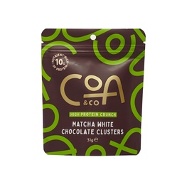 [CC-MW31] COA & CO Matcha White Chocolate Protein Clusters 31g